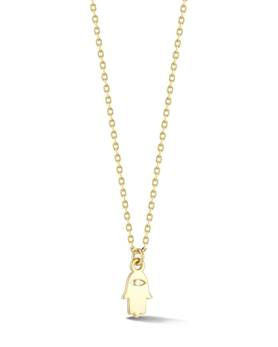 Ember Fine Jewelry 14k Teeny Tiny Hamsa Necklace In 14k Gold