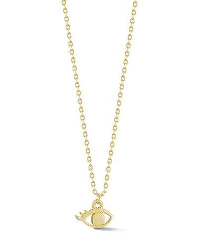 Ember Fine Jewelry 14k Teeny Tiny Eye Necklace In Gold