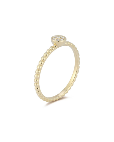 Ember Fine Jewelry 14k 0.04 Ct. Tw. Diamond Ring