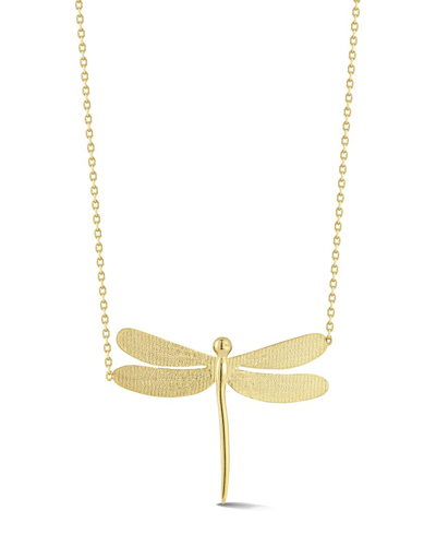 Ember Fine Jewelry 14k Dragonfly Necklace In Gold