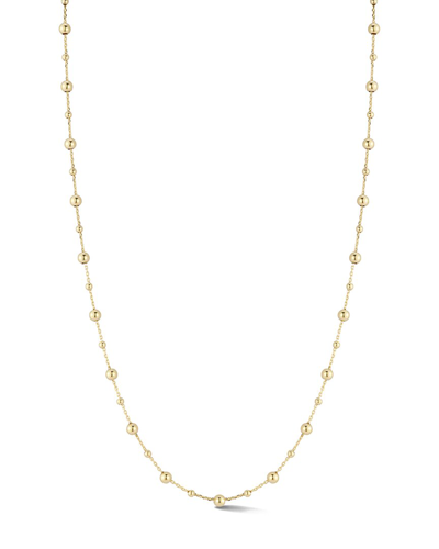 Ember Fine Jewelry 14k Alternating Ball Station Necklace In Gold