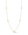 Ember Fine Jewelry 14k Button Station Necklace