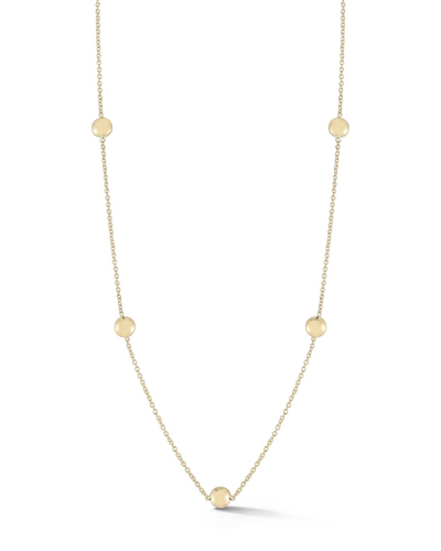 Ember Fine Jewelry 14k Button Station Necklace In Gold