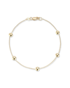Ember Fine Jewelry 14k Button Station Ankle Bracelet
