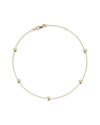 Ember Fine Jewelry 14k Button Station Ankle Bracelet