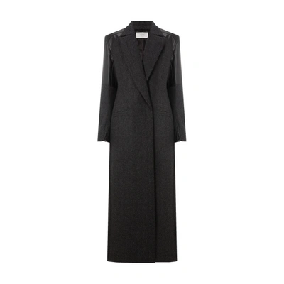 Coperni Wool-blend Coat In Black