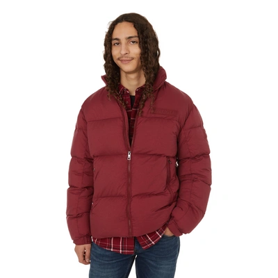 Tommy Hilfiger New York Down Puffer Jacket In Rouge