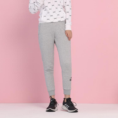 Adidas Originals 时尚舒适透气女式针织长裤运动裤 In Gray