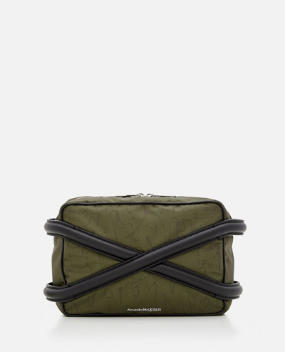 Alexander Mcqueen Harness Camera Bag In Green