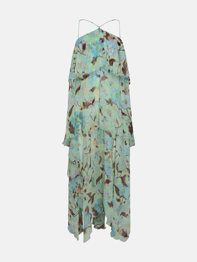 STELLA MCCARTNEY MULTICOLOR SILK DRESS