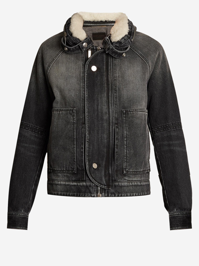 Pre-owned Saint Laurent Cotton Jacket In Grey