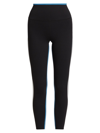 Splits59 Sam Rigor High Rise 7/8 Leggings In Black Stone Blue