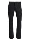 PURPLE BRAND MEN'S COATED STRETCH FLARE JEANS