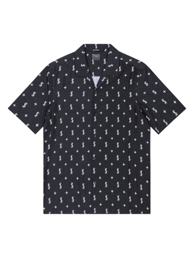 Ksubi Allstar Resort Printed Camp Shirt In Black