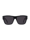 Givenchy Women's 58mm Square Sunglasses In Shiny Black