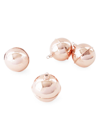 COPPERMILL KITCHEN VINTAGE-INSPIRED 4-PIECE COPPER BALL ORNAMENT SET