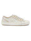 Fendi Women's Ff Logo Low-top Sneakers In White