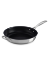 Le Creuset 12.5" Helper Handle Deep Fry Pan In Silver