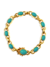 Elizabeth Locke Women's 19k Yellow Gold & Sleeping Beauty Turquoise Link Bracelet