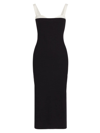 REFORMATION WOMEN'S NELLE KNIT MIDI-DRESS