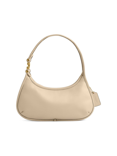 Coach Eve Hobo Bag  -  - Leather - Ivory In Beige