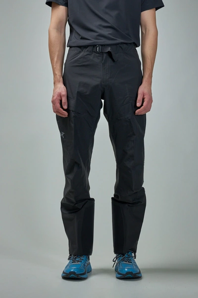 Arc'teryx Gamma Logo-print Straight-leg Trousers In Black