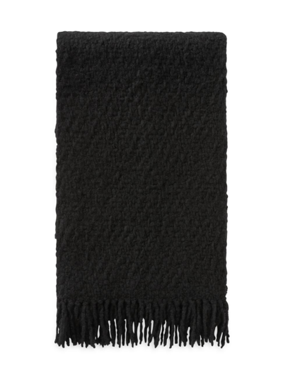 Loro Piana Maidar Cashmere-silk Scarf In 8000 Black