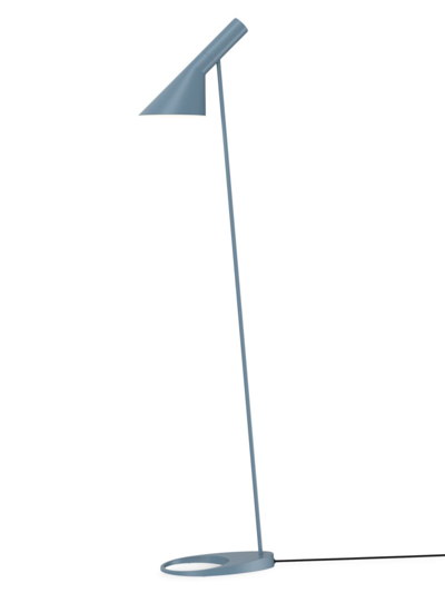Louis Poulsen Aj Floor Lamp In Dusty Blue