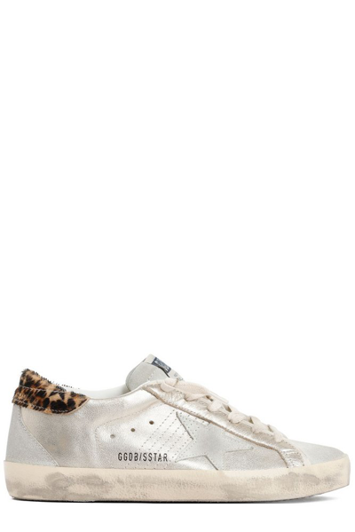 Golden Goose Deluxe Brand Star Patch Low In Silver