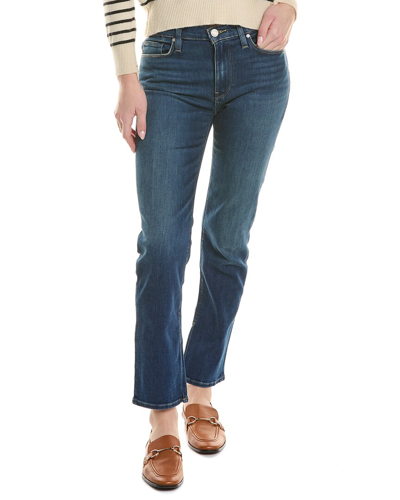 Hudson Jeans Nico Mid-rise Mission Straight Ankle Jean In Blue