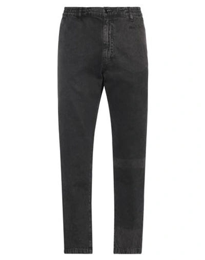 Moschino Man Denim Pants Black Size 32 Cotton