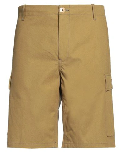 Kenzo Man Shorts & Bermuda Shorts Mustard Size 30 Cotton In Yellow