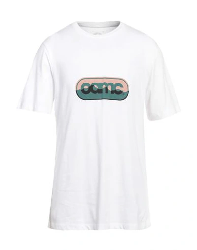 Oamc Man T-shirt White Size L Cotton