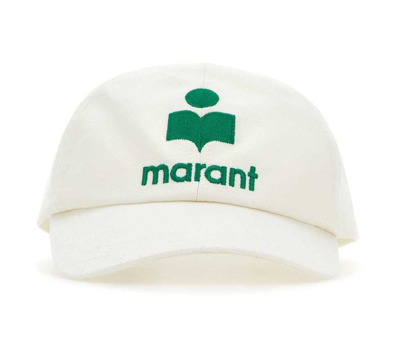 Isabel Marant Logo Embroidered Curved In White