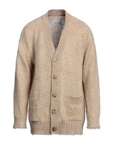 Maison Margiela Man Cardigan Beige Size L Linen