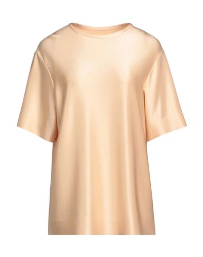 Jil Sander Woman T-shirt Blush Size 6 Viscose, Elastane In Pink