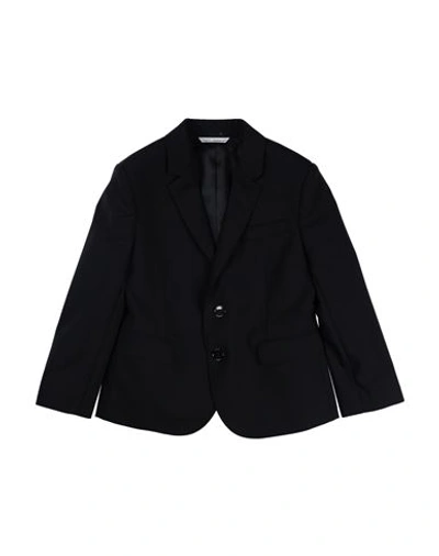 Dolce & Gabbana Babies'  Toddler Boy Blazer Black Size 4 Virgin Wool, Elastane