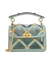Valentino Garavani Woman Handbag Sage Green Size - Soft Leather, Plastic