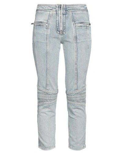 Isabel Marant Zip-embellished Cropped Jeans In Blue
