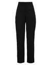 ISABEL MARANT ISABEL MARANT WOMAN PANTS BLACK SIZE 8 VIRGIN WOOL, POLYESTER