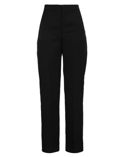 ISABEL MARANT ISABEL MARANT WOMAN PANTS BLACK SIZE 8 VIRGIN WOOL, POLYESTER