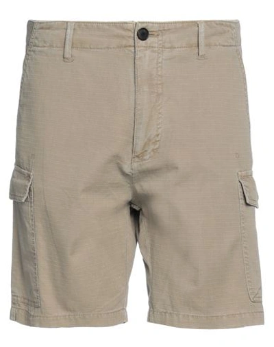 Minimum Man Shorts & Bermuda Shorts Khaki Size L Cotton In Beige