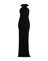 SAINT LAURENT SAINT LAURENT WOMAN MAXI DRESS BLACK SIZE 8 VISCOSE