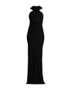 Saint Laurent Maxikleid Mit Kapuze In Black