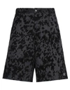 Dsquared2 Man Shorts & Bermuda Shorts Black Size 36 Polyamide, Cotton, Elastane