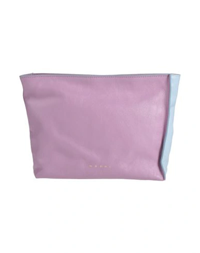 Marni Woman Handbag Lilac Size - Textile Fibers In Purple