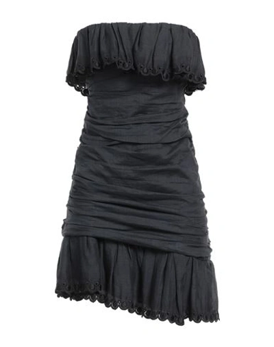 Isabel Marant Woman Mini Dress Black Size 8 Ramie