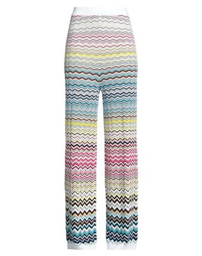 Missoni Woman Pants White Size 8 Cotton, Viscose, Polyamide