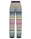 Missoni Crochet-knit Cotton-blend Wide-leg Pants In Black