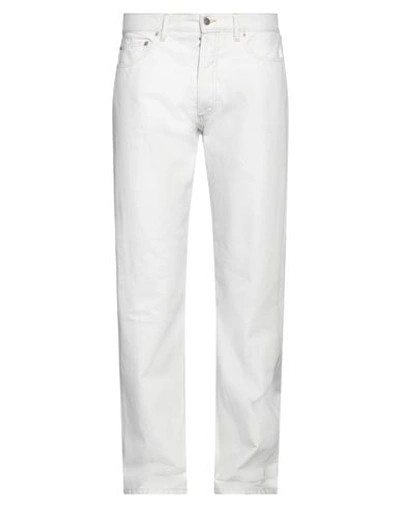 Maison Margiela Man Jeans Off White Size 34 Cotton